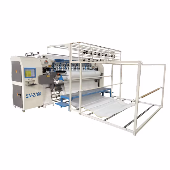 Промышленная швейная машина с длинной рукояткой, многоигольная стегальная машина, рулонная машина для полиэфирного волокна для матрасов