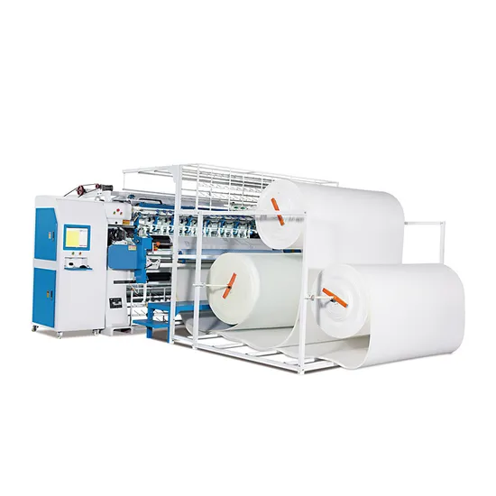 Горячая продажа бесчелночной компьютеризированной многоигольной стегальной машины для чехлов матрасов