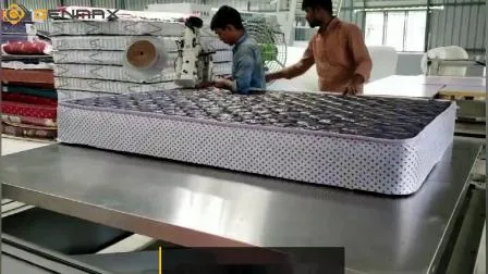 Машина для обработки края матраса цепным стежком с головкой